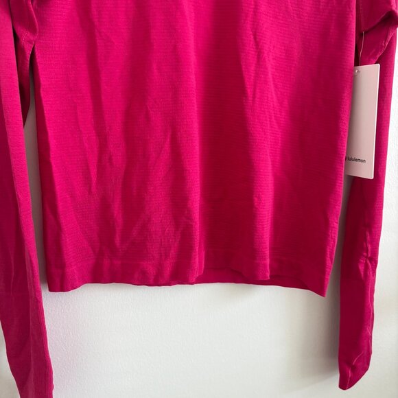 Lululemon Athletic Swiftly Tech Long Sleeve Shirt 2.0 Race Passionate NWT Size 8 - Picture 4 of 9